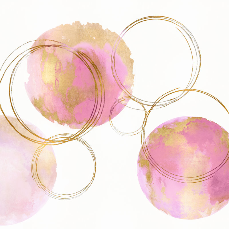 Circles 2 - Wrapped Canvas Print, 76cm H x 76cm W