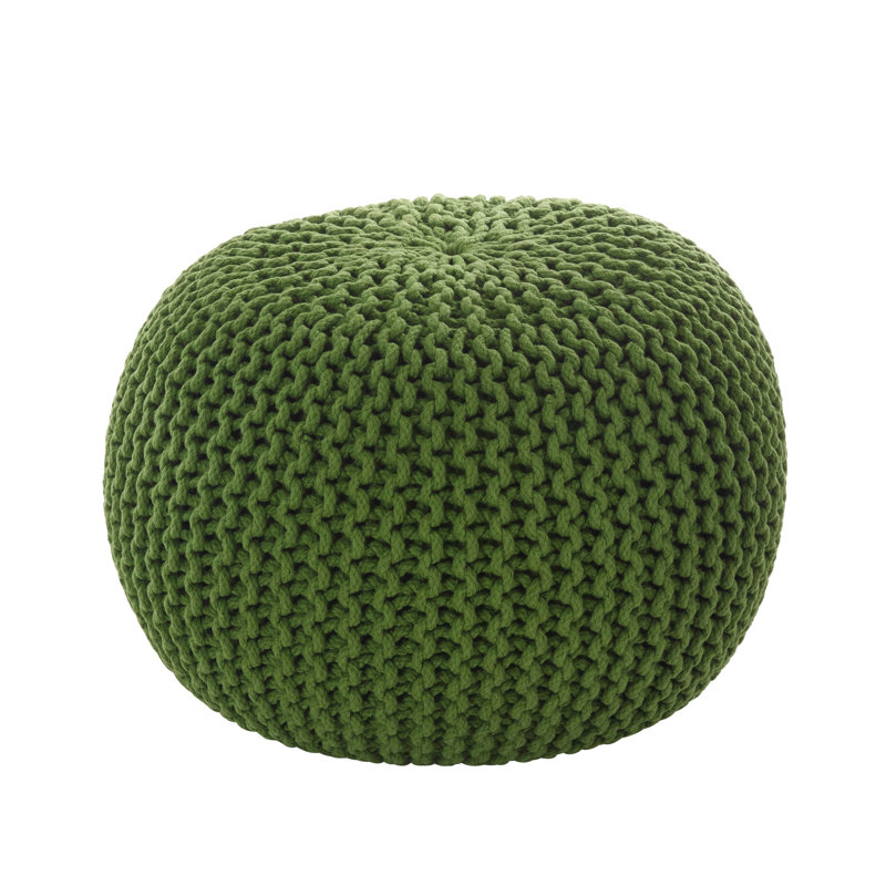 Odriscoll Upholstered Pouf, Kiwi