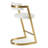 Chavez - Pleather + Gold Counter Stool-343300190