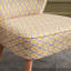 Chaise d'appoint en polyester capitonné Lawrey