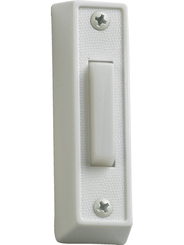 White Door Chime Button