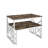 Dark Brown 3-Piece Dining Table Set With Benches – Kitchen, Small Space, Farmhouse-123323365