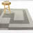 Hagberg Dark Grey/Light Grey Modern Geometric Area Rug-583207229