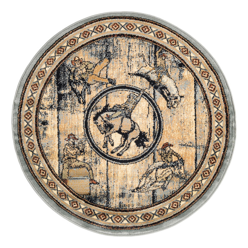 Tapis Rugs.com Pioneer, Rond 4 pi