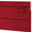 Lit simple contemporain rouge en métal avec tête de lit moderne et cadre de chambre à coucher de style industriel-121097334
