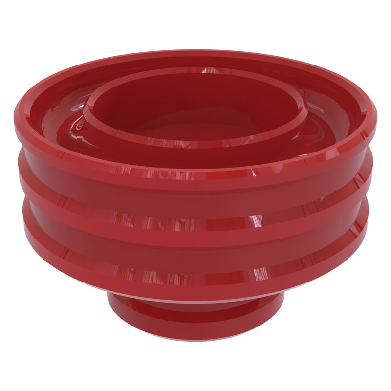 Photophore en laiton 1,75 po, Rouge pompier