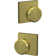 Bowery Double Dummy Knob with Collins Trim