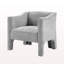 Chaise avec accoudoirs rembourrée 29,9 po Modern-1027979155