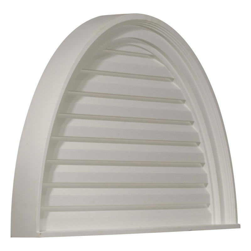 Half Round Gable Vent Louver, Non-Functional