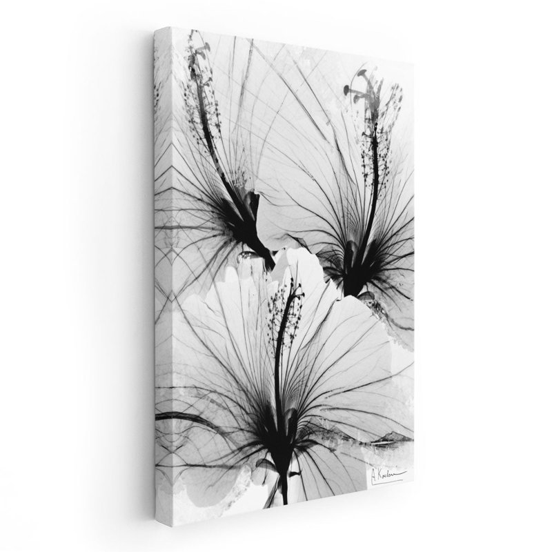 «Bright Floral Abstract», reproduction d'art sur toile, H 24 po x l 16 po