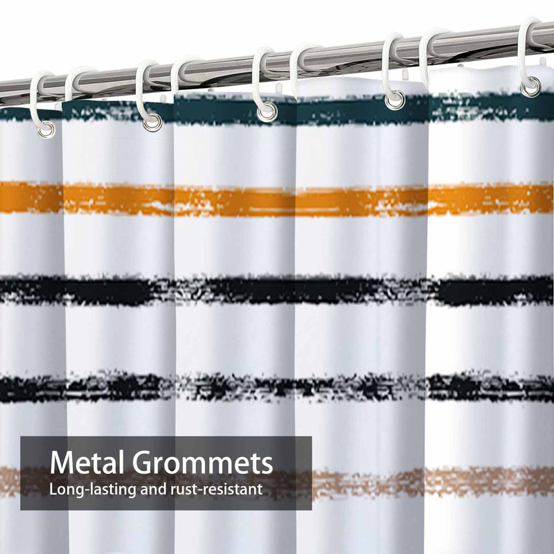 Rideau de douche Sailor Stripes, 72" L x 78" W