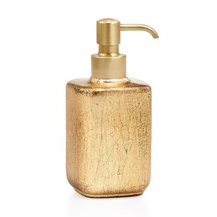 Standing liquid soap dispenser holder in brass QU 727 Bagno & Associati