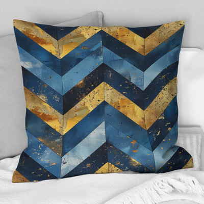 Coussin Chevron Glam III - Chevron