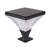 15" Outdoor Post Light - LED With Remote Control, Dimmable, Timer Function, Weatherproof For Yard, Garden, Pathway (1-Pack)