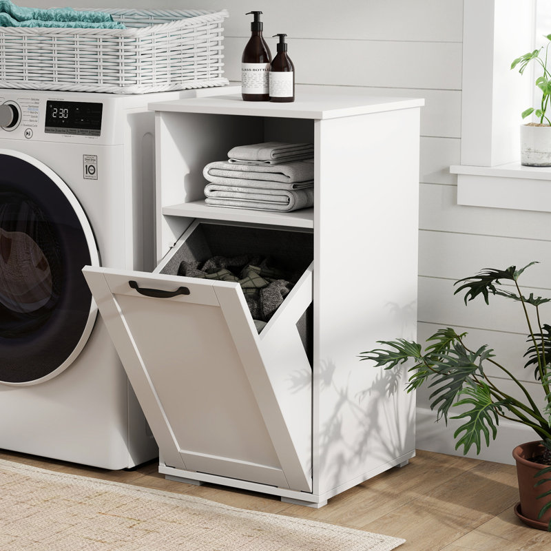 Armoire de buanderie avec 1 sac doublure amovible