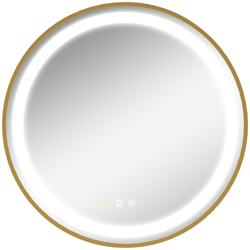Torven Metal Round Mirror