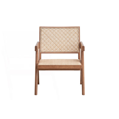 Chaise d'appoint, chaise en rotin, chaise de lecture