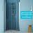 30"W X 72"H Fold Frameless Shower Door With Tempered Glass-102465341