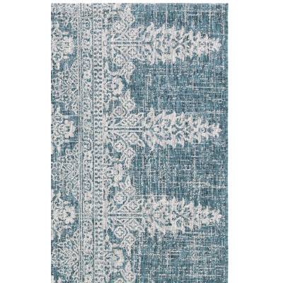 Courtyard Performance Floral Indoor/Outdoor Area Rug