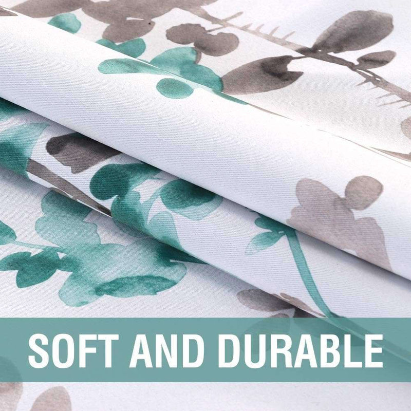 Valance for Kitchen Windows/Bathroom/Living Room/Bedroom Blackout Window Valance Thermal Insulated Rod Pocket Valance Curtains, 1 Panel