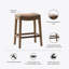 Saddle Counter Stool, Barstool, Counter Height Chair-1315228184-1315228263