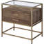 Table de chevet 2 tiroirs Vicini