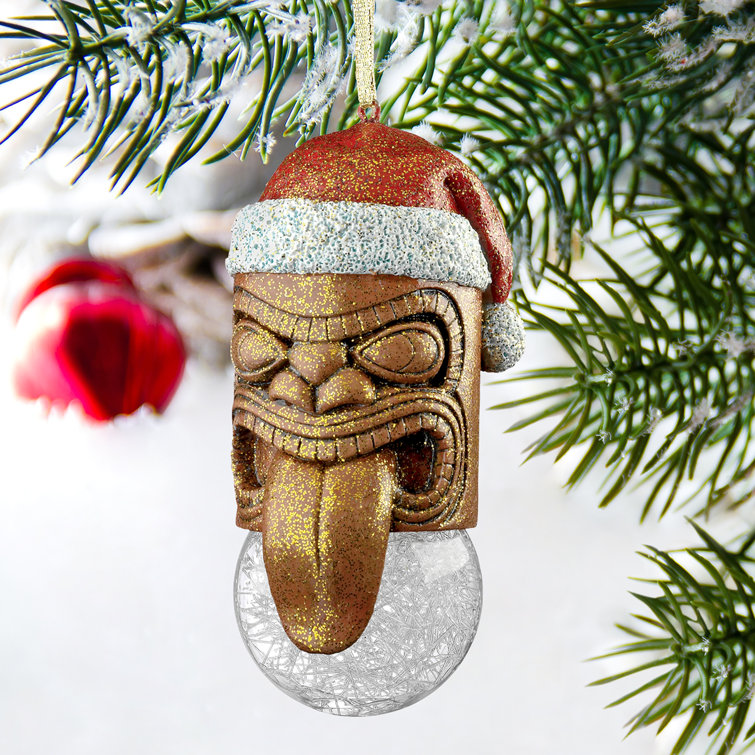 Yeti Bigfoot Abominable SnowMan Santa Claus I Believe Christmas Tree  Ornament