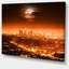 « full moon » par-dessus los angeles, impression sur toile tendue cityscape-33230531-18298459