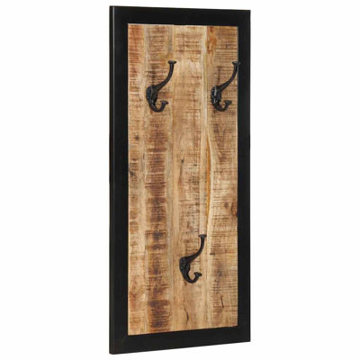Solid Wood Wall Mounted Coat Rack
