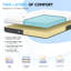 Memory Foam Mattresses ,Zippered Mattress Encasement - Easy Removal & Machine Washable Cooling-123299587-116096642