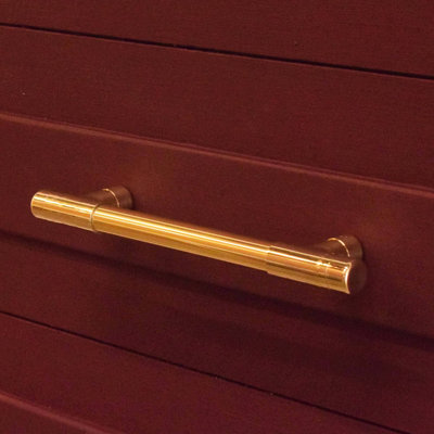 High Polish Brass T-Shaped Pull Handle