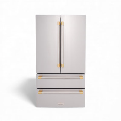 36 In., 22.5 Cu Ft, Stainless Steel Counter Depth French Door Refrigerator