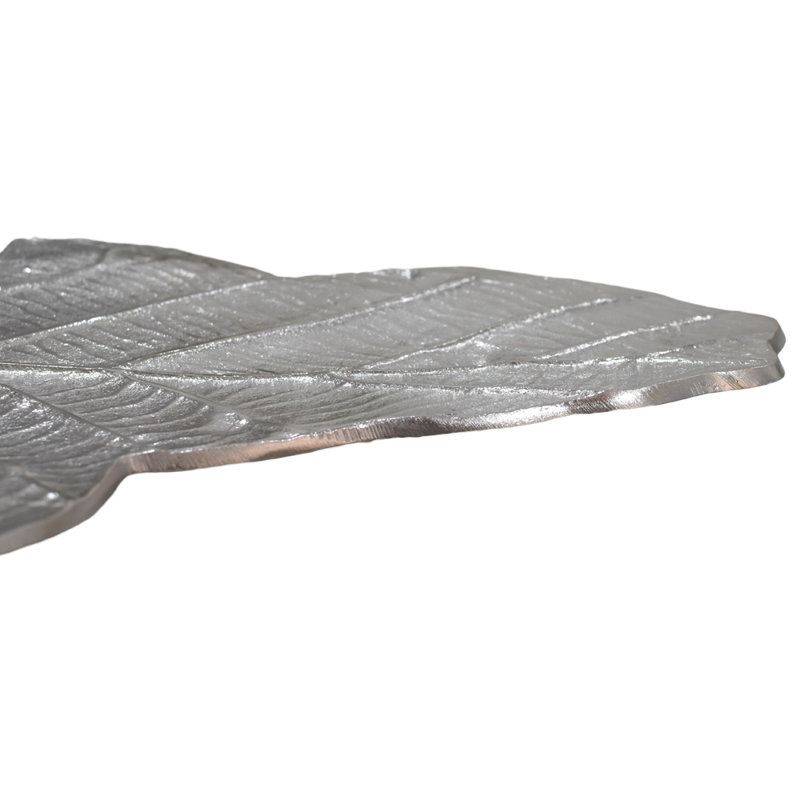 Rosdorf Park Doristine Aluminum Tray, Silver