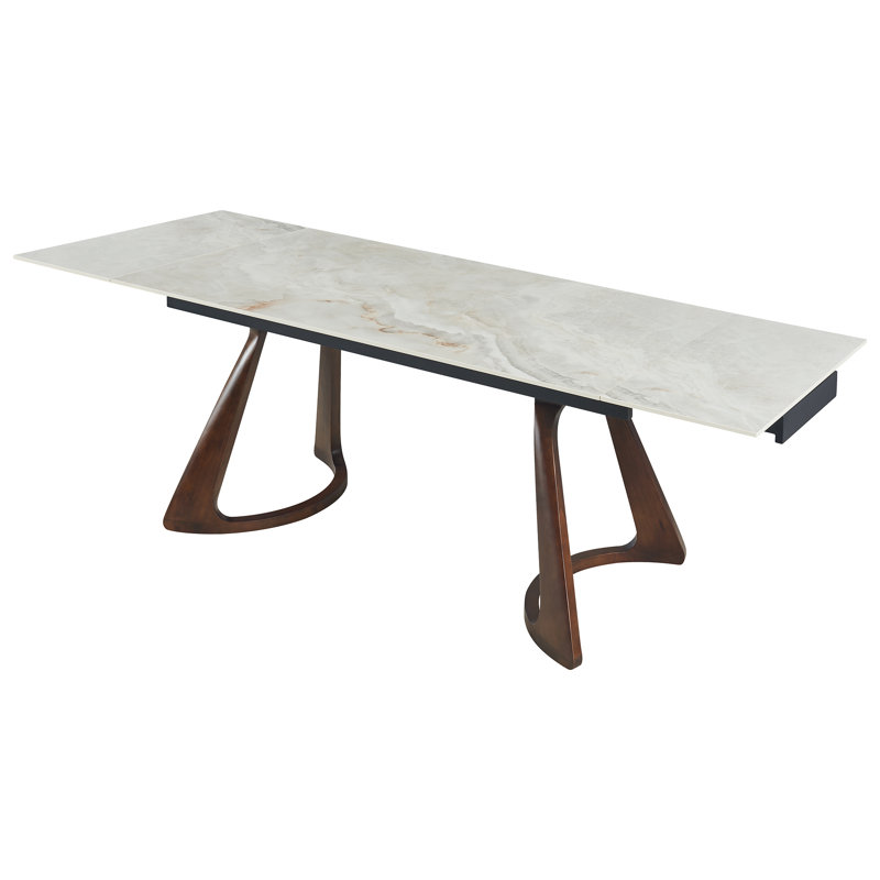 Tables de salle à manger extensibles (table seulement, sans chaises, complet avec plateau et pieds)