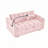 3-in-1 Convertible Sofa Bed With Reclining Backrest, Pull-out Couch With Pillows-1797703643