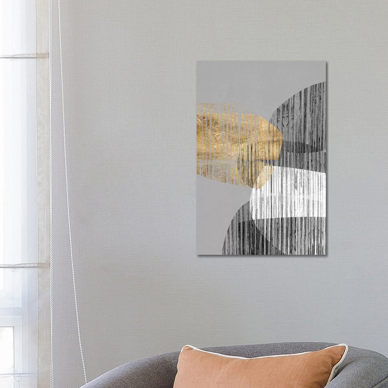 Adjacent Shapes I by Jennifer Goldberger - Wrapped Canvas Print, 66.04cm H x 45.72cm W x 1.91cm D