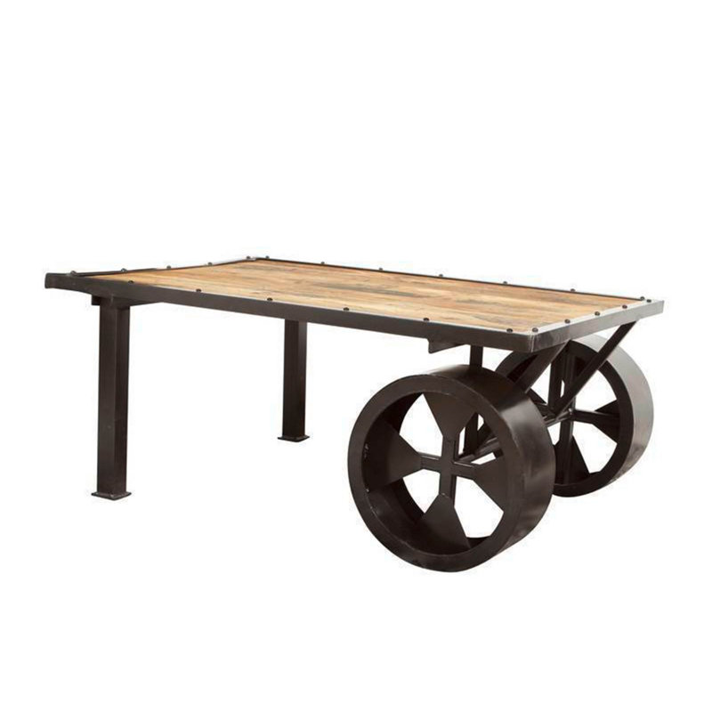 Railway Abstract Coffee Table, Natural
