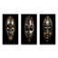Masque africain traditionnel Ethnique VI - ensemble d'art mural tribal africain de 3-679214428-679214417