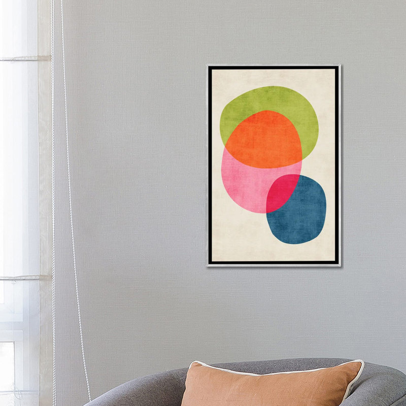  "Bold Contemporary Art", reproduction d'art sur toile encadrée, H 26 po x l 18 po, Argent