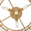 Simone 4 - Light Steel Dimmable Drum Chandelier