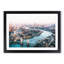 River Thames and London Skyline - Framed Print-56758343-56758341