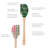 Tovolo Spatulart Gift Wrap Silicone Spatula with Wood Handle
