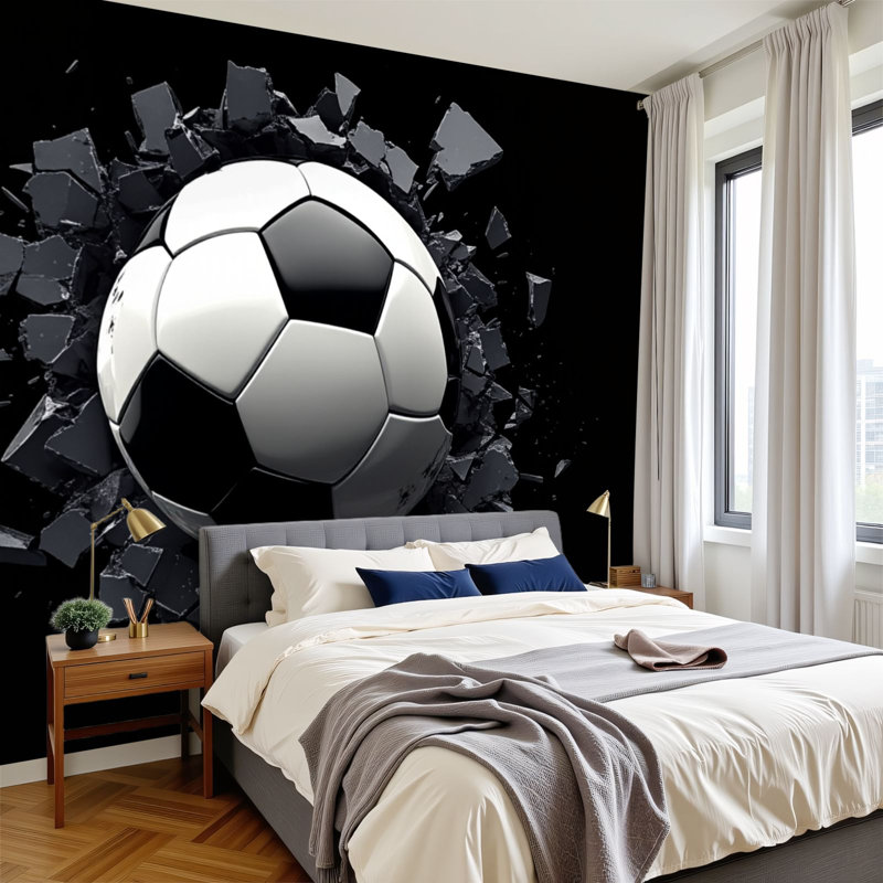 Papier peint adhésif auto-adhésif moderne l 144 po x H 100 po Peel and Stick, 144" L x 100" W