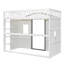 Lit mezzanine simple avec échelle-133239047-133239051