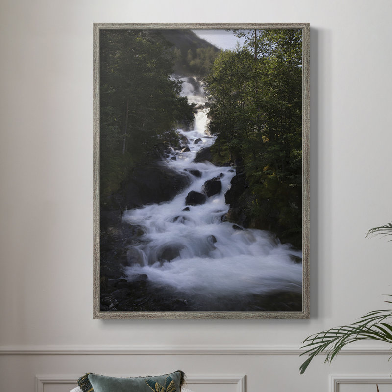 Feel the Rush Framed Print - Solid Wood, 11" H x 9" W