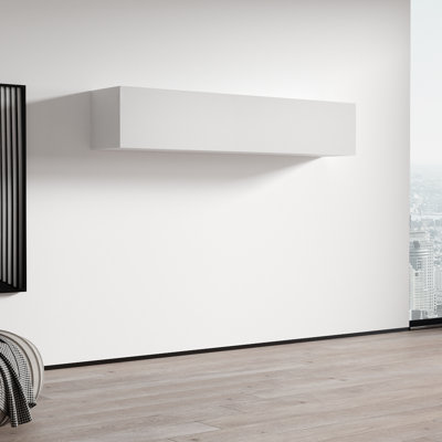 Fly 63" Type-50 Floating Media White Cabinet