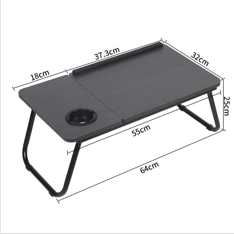 Laptop Tray, Black/Brown
