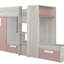 Suri European Single (90 x 200cm) 2 Drawer High Sleeper Bunk Bed with Bookcase-40662452