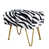 Zebra Faux Fur