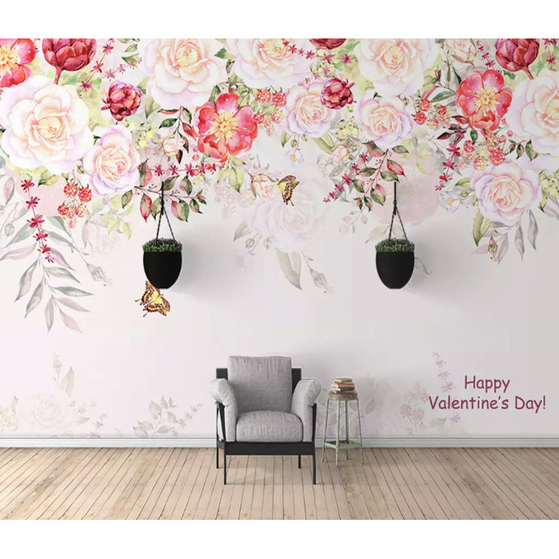 Murale texturée Vine Blossom, L 6,25 pi x l 9,33 pi